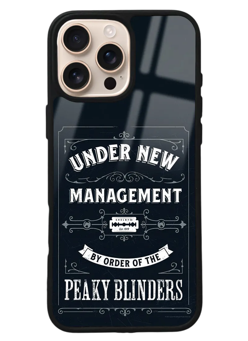 iPhone 16 Pro Max Peaky Blinders Management Tasarımlı Glossy Telefon Kılıfı iPhone 16 Pro Max Peaky Blinders Management Tasarımlı Glossy Telefon Kılıfı