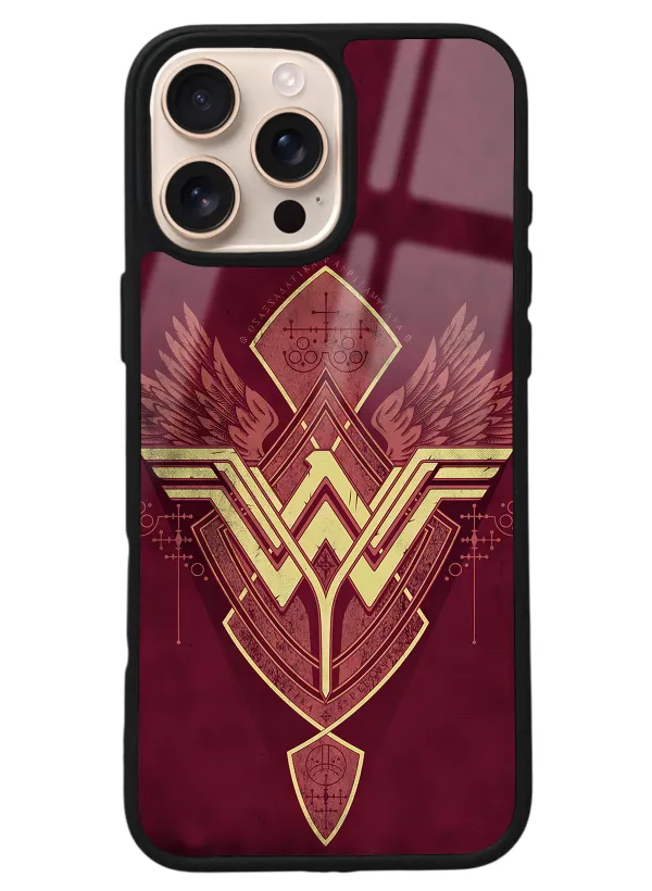 iPhone 16 Pro Max Wonder Woman Tasarımlı Glossy Telefon Kılıfı