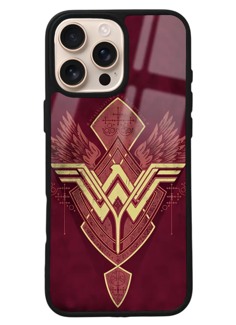 iPhone 16 Pro Max Wonder Woman Tasarımlı Glossy Telefon Kılıfı