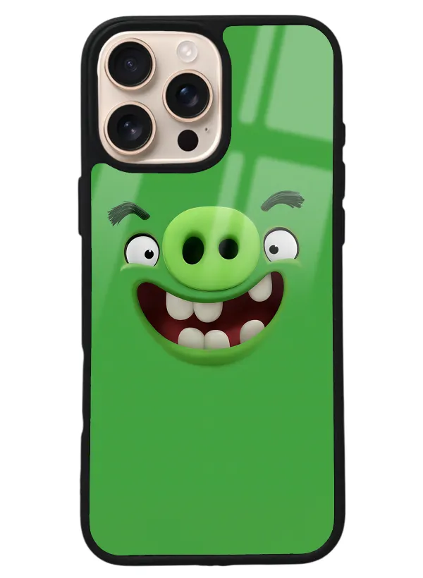 iPhone 16 Pro Max Green Tasarımlı Glossy Telefon Kılıfı