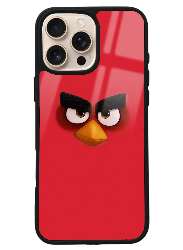 iPhone 16 Pro Max Red Tasarımlı Glossy Telefon Kılıfı