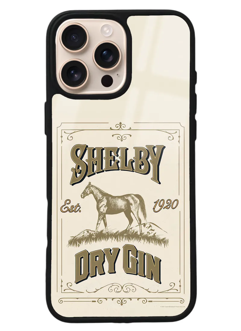 iPhone 16 Pro Max Peaky Blinders Shelby Dry Gin Tasarımlı Glossy Telefon Kılıfı