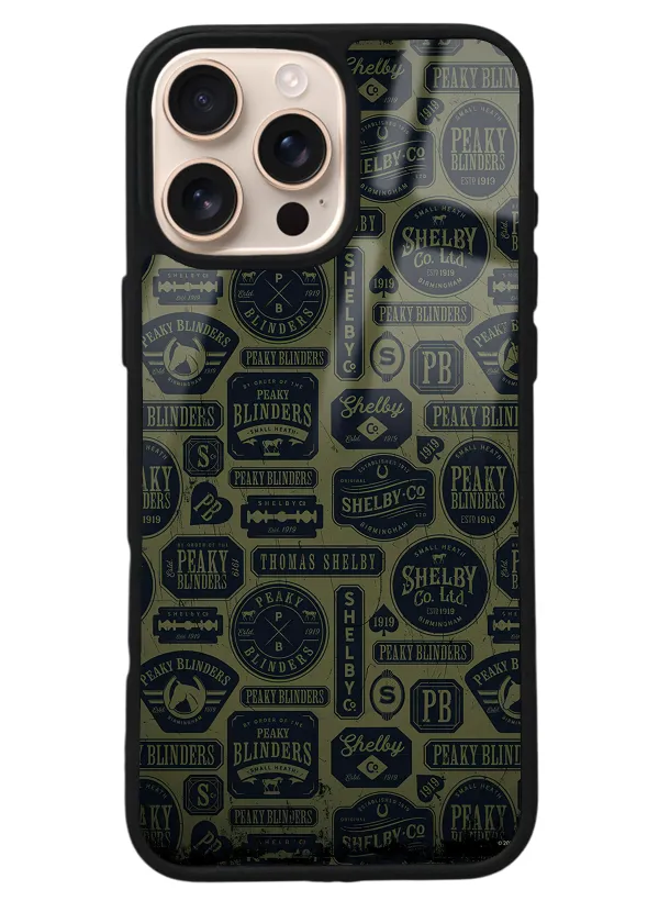 iPhone 16 Pro Max Peaky Blinders Duvar Kağıdı Tasarımlı Glossy Telefon Kılıfı