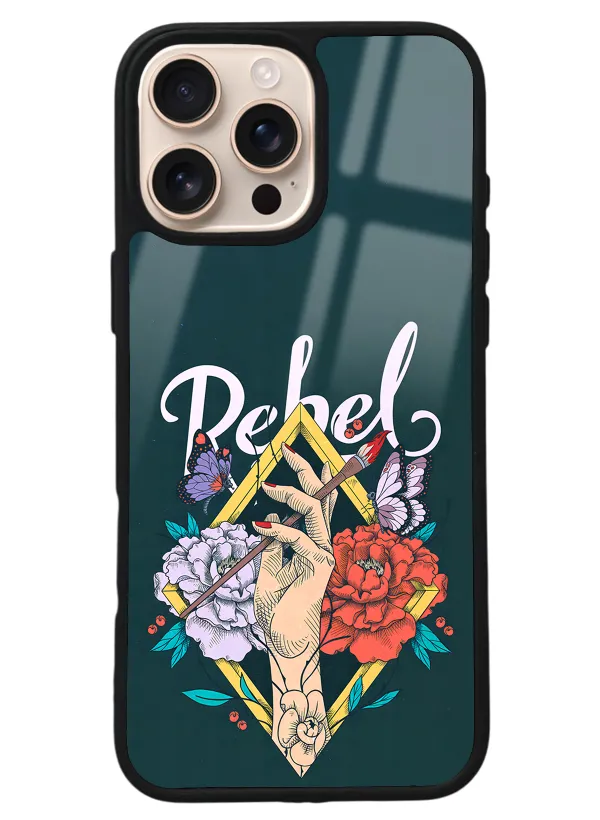 iPhone 16 Pro Max Rebel Tasarımlı Glossy Telefon Kılıfı