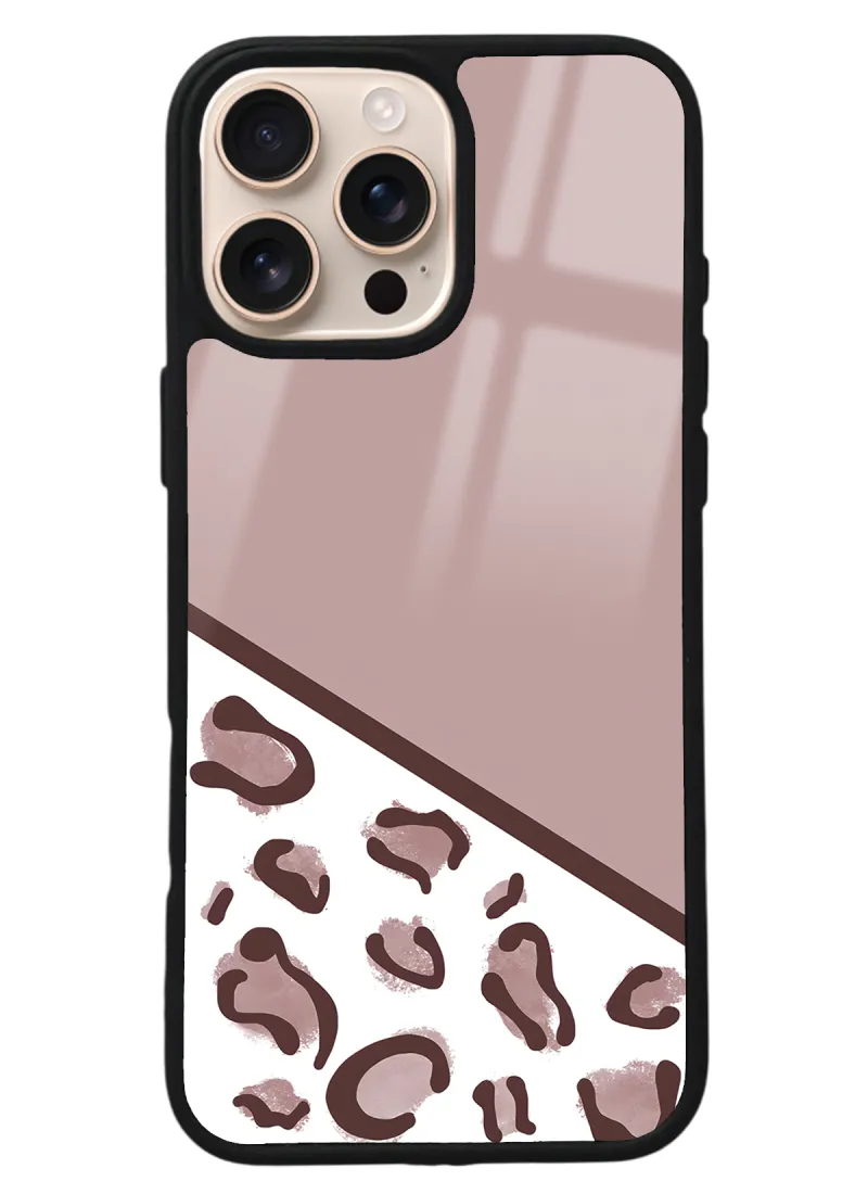 iPhone 16 Pro Max Kahve Leopar Tasarımlı Glossy Telefon Kılıfı iPhone 16 Pro Max Kahve Leopar Tasarımlı Glossy Telefon Kılıfı