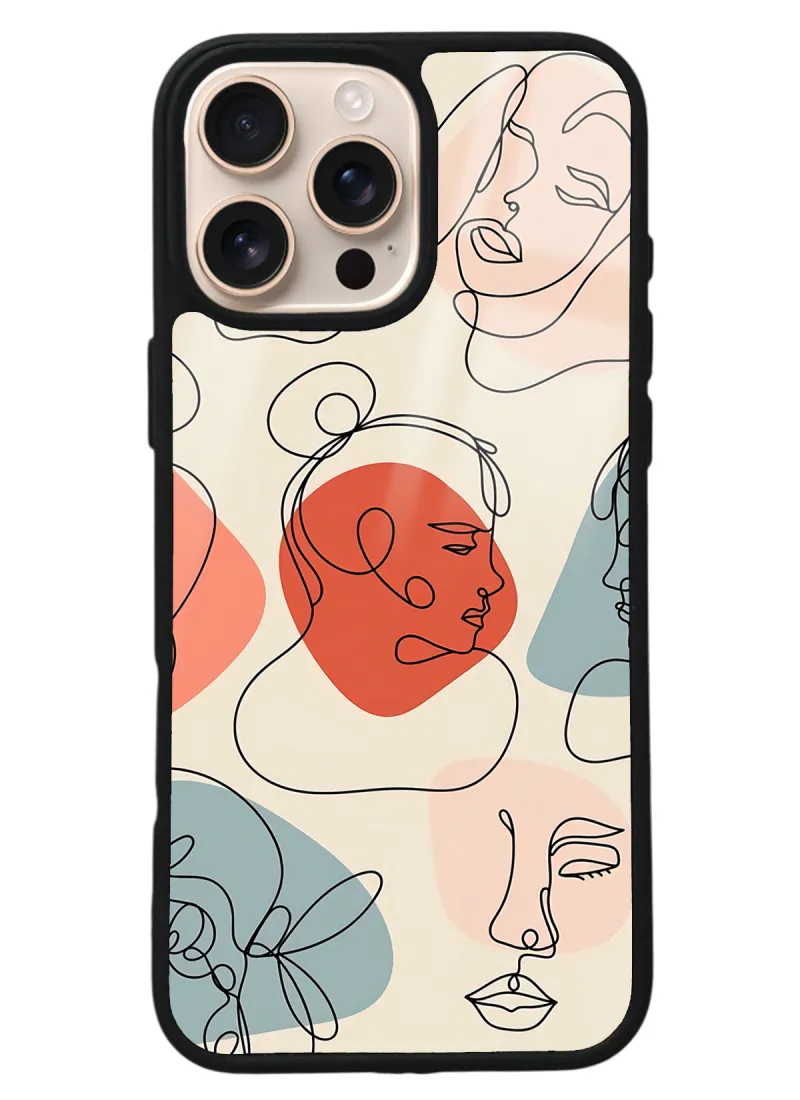 iPhone 16 Pro Max Nude Maske Tasarımlı Glossy Telefon Kılıfı iPhone 16 Pro Max Nude Maske Tasarımlı Glossy Telefon Kılıfı