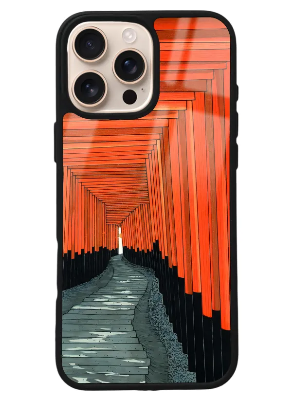 iPhone 16 Pro Max Pastel Pencereler Tasarımlı Glossy Telefon Kılıfı