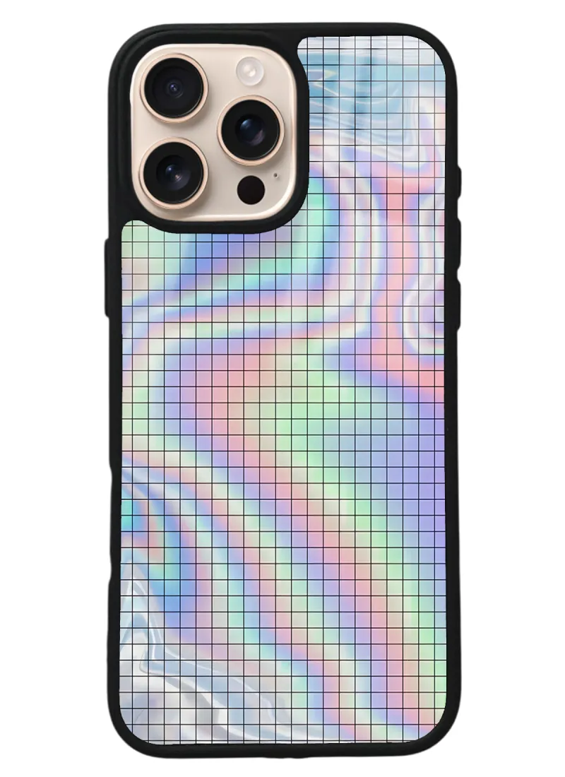 iPhone 16 Pro Max Neon Dama Tasarımlı Glossy Telefon Kılıfı iPhone 16 Pro Max Neon Dama Tasarımlı Glossy Telefon Kılıfı