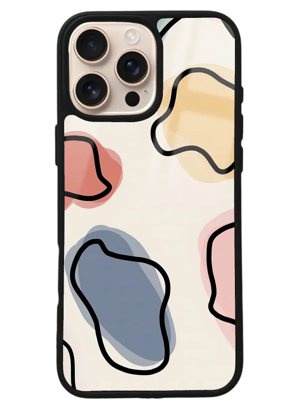 iPhone 16 Pro Max Nude Milky Tasarımlı Glossy Telefon Kılıfı