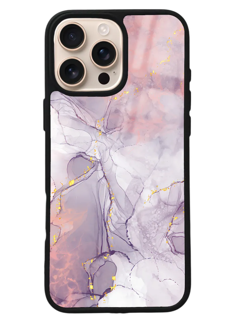 iPhone 16 Pro Max Fuşya Mermer Tasarımlı Glossy Telefon Kılıfı iPhone 16 Pro Max Fuşya Mermer Tasarımlı Glossy Telefon Kılıfı