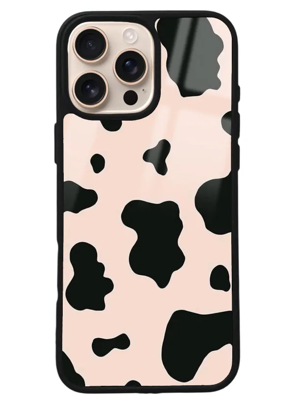 iPhone 16 Pro Max Pink Milky Tasarımlı Glossy Telefon Kılıfı