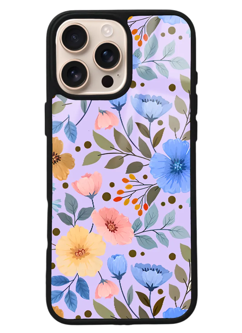 iPhone 16 Pro Max Çiçek bahçesi Tasarımlı Glossy Telefon Kılıfı iPhone 16 Pro Max Çiçek bahçesi Tasarımlı Glossy Telefon Kılıfı
