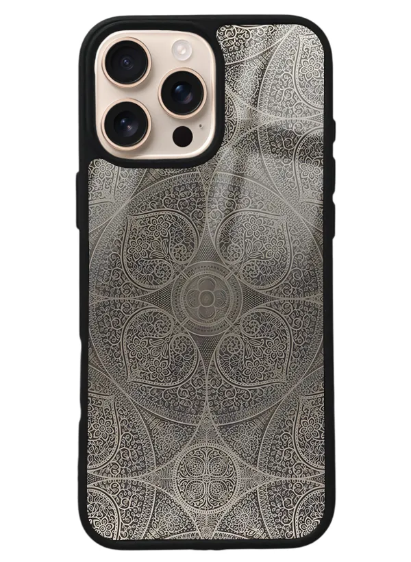 iPhone 16 Pro Max Ottoman motif Tasarımlı Glossy Telefon Kılıfı