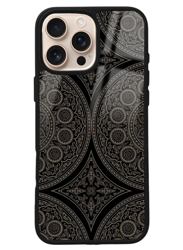 iPhone 16 Pro Max Osmanlı Motif Tasarımlı Glossy Telefon Kılıfı