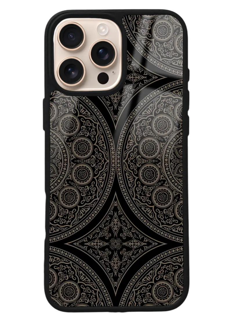 iPhone 16 Pro Max Osmanlı Motif Tasarımlı Glossy Telefon Kılıfı iPhone 16 Pro Max Osmanlı Motif Tasarımlı Glossy Telefon Kılıfı