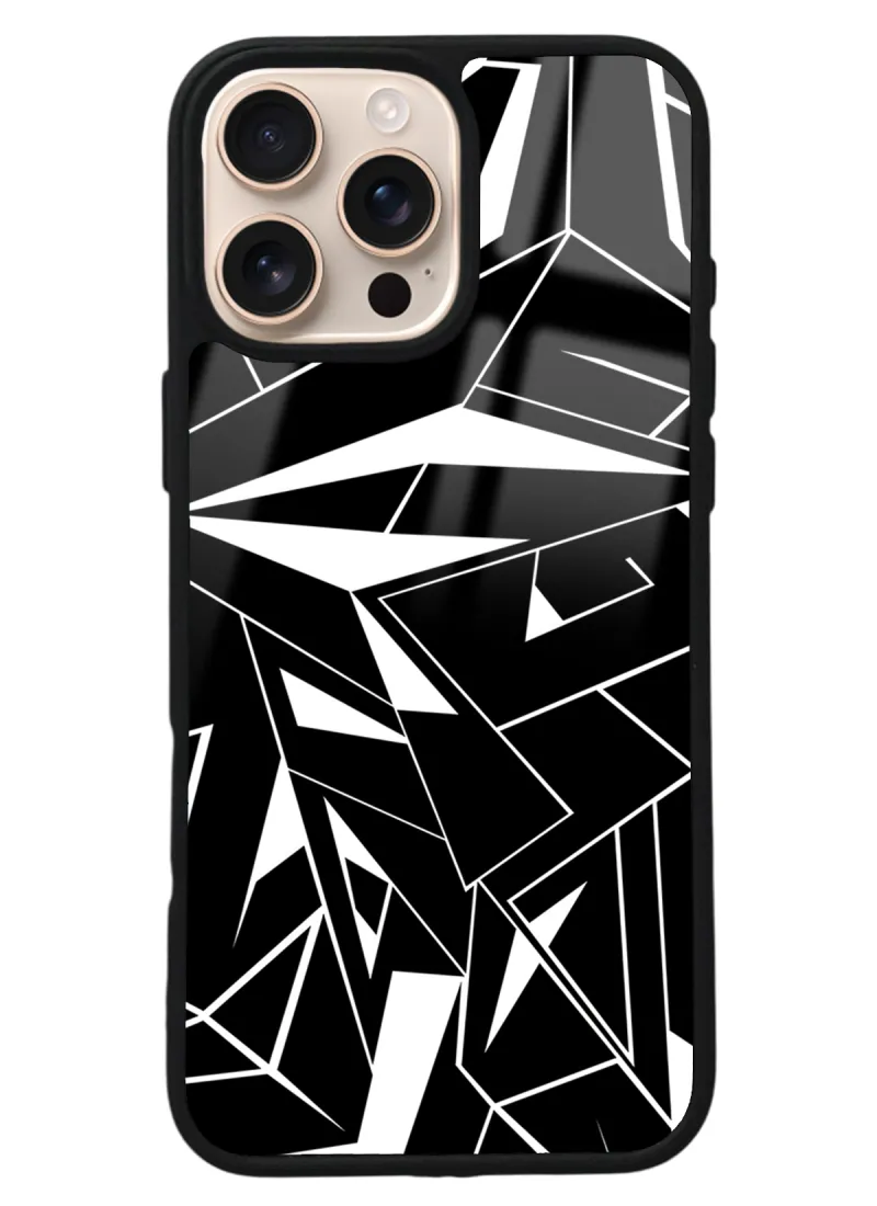 iPhone 16 Pro Max Geometrik Desing Tasarımlı Glossy Telefon Kılıfı iPhone 16 Pro Max Geometrik Desing Tasarımlı Glossy Telefon Kılıfı