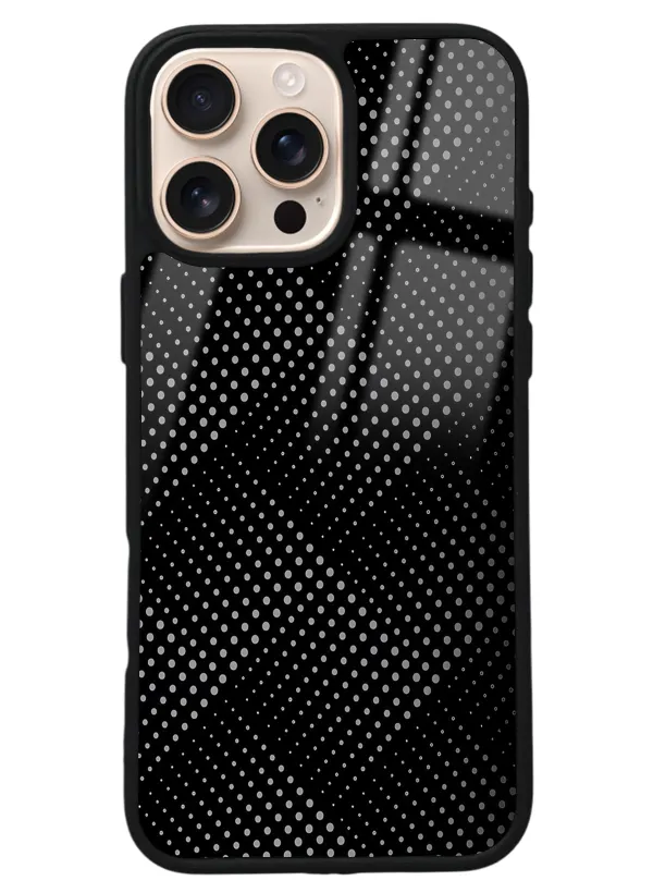 iPhone 16 Pro Max Black and Gray Tasarımlı Glossy Telefon Kılıfı
