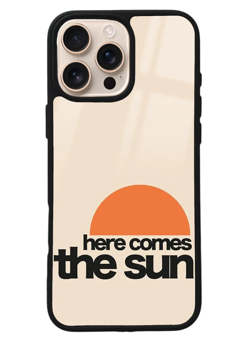 iPhone 16 Pro Max The Sun Tasarımlı Glossy Telefon Kılıfı iPhone 16 Pro Max The Sun Tasarımlı Glossy Telefon Kılıfı