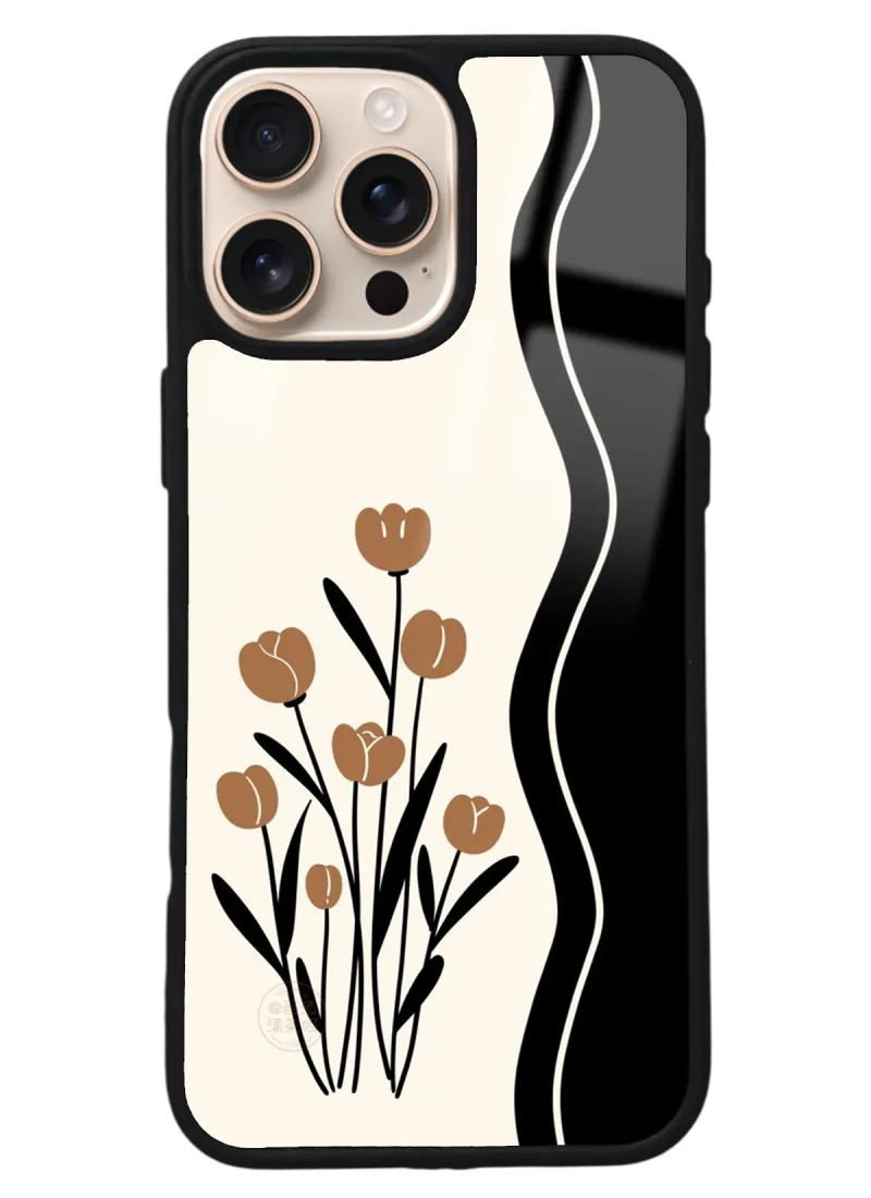 iPhone 16 Pro Max Çiçek Motif Tasarımlı Glossy Telefon Kılıfı iPhone 16 Pro Max Çiçek Motif Tasarımlı Glossy Telefon Kılıfı