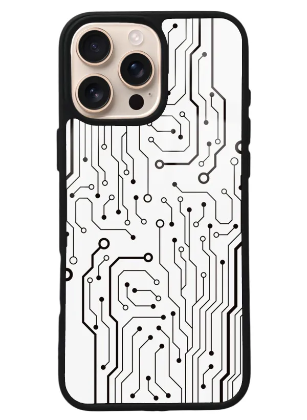 iPhone 16 Pro Max System Tasarımlı Glossy Telefon Kılıfı