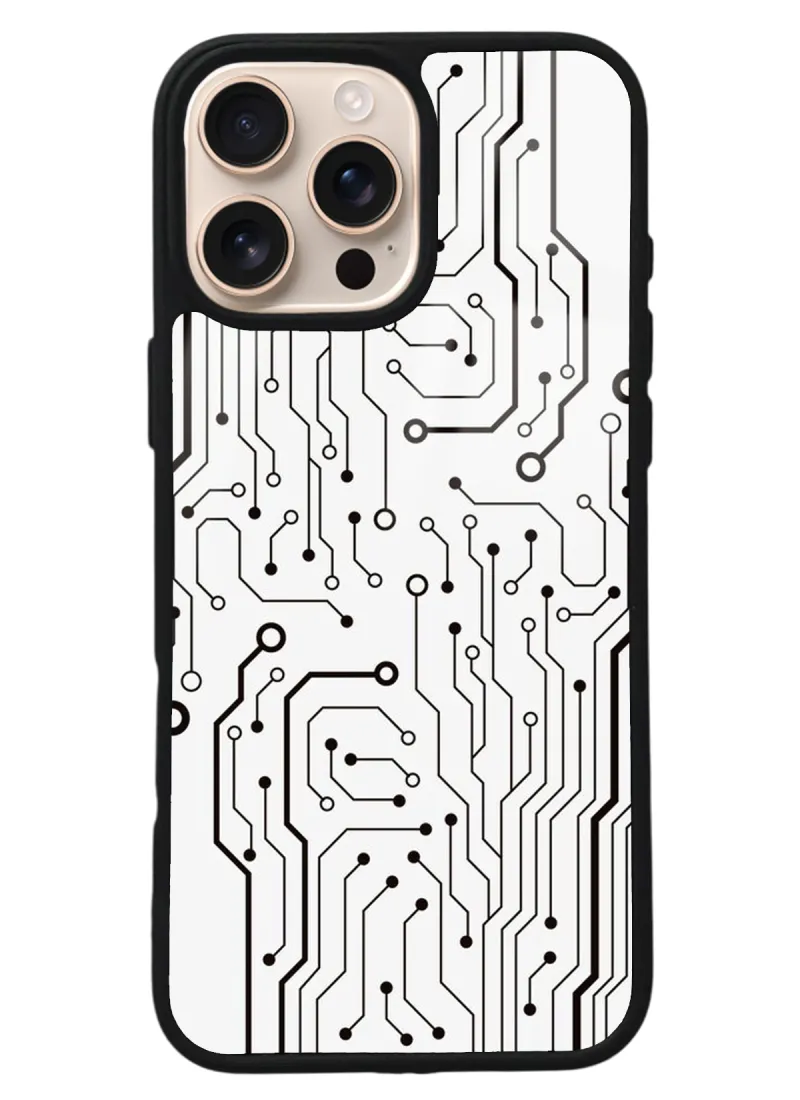 iPhone 16 Pro Max System Tasarımlı Glossy Telefon Kılıfı iPhone 16 Pro Max System Tasarımlı Glossy Telefon Kılıfı