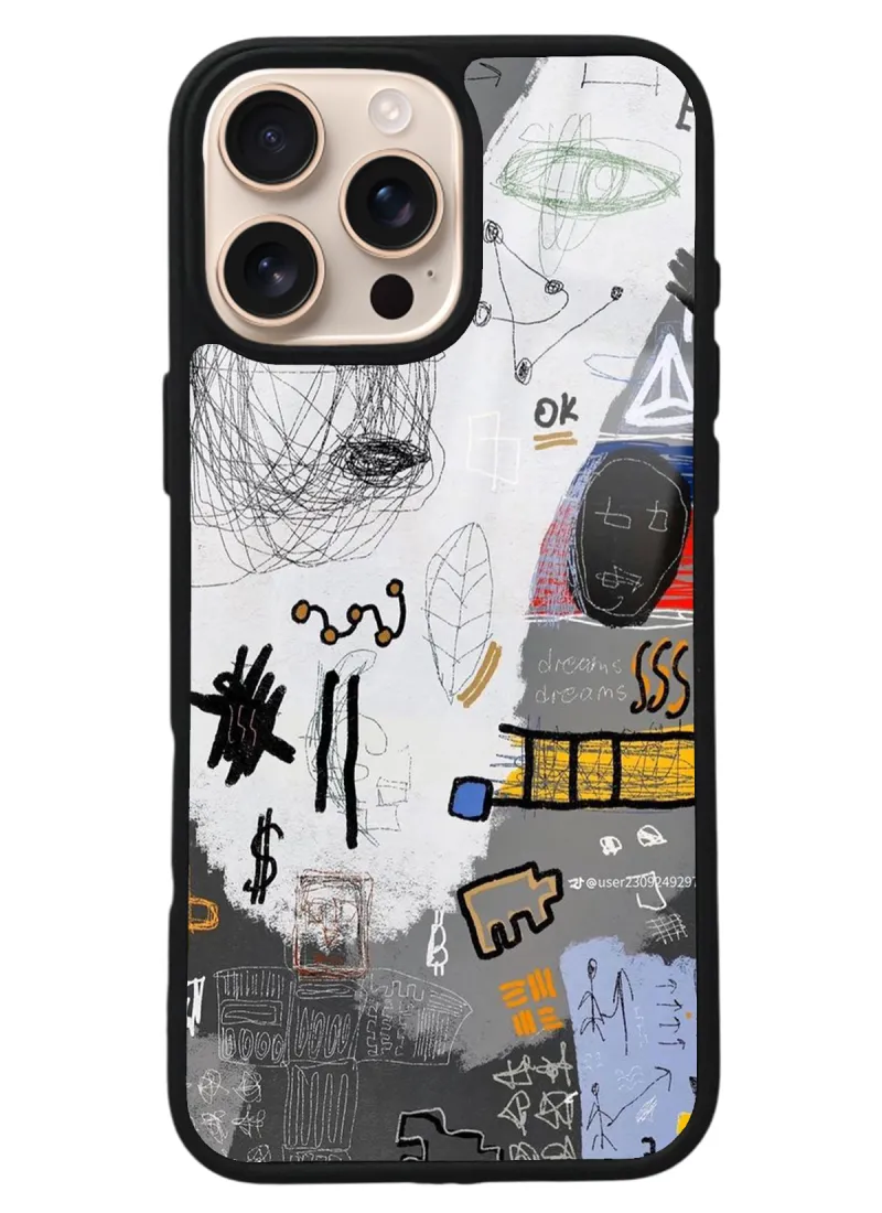 iPhone 16 Pro Max Matematik Tahtası Tasarımlı Glossy Telefon Kılıfı iPhone 16 Pro Max Matematik Tahtası Tasarımlı Glossy Telefon Kılıfı