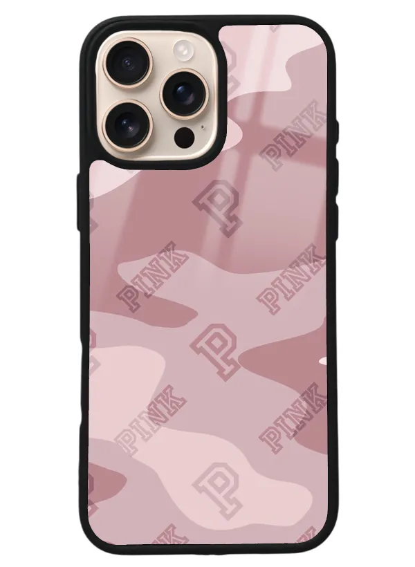iPhone 16 Pro Max Pink Tasarımlı Glossy Telefon Kılıfı