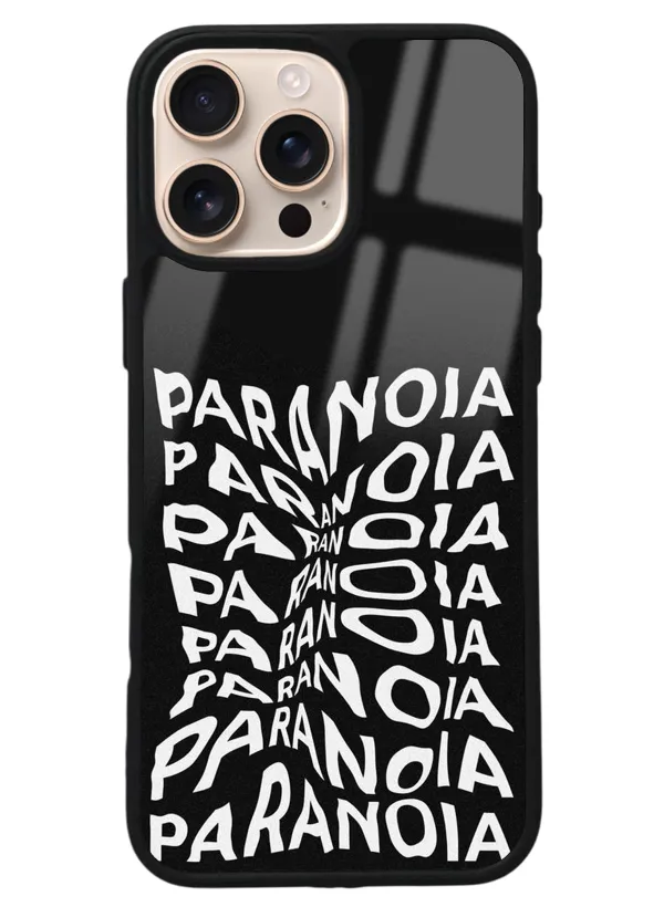 iPhone 16 Pro Max Paranoia Tasarımlı Glossy Telefon Kılıfı