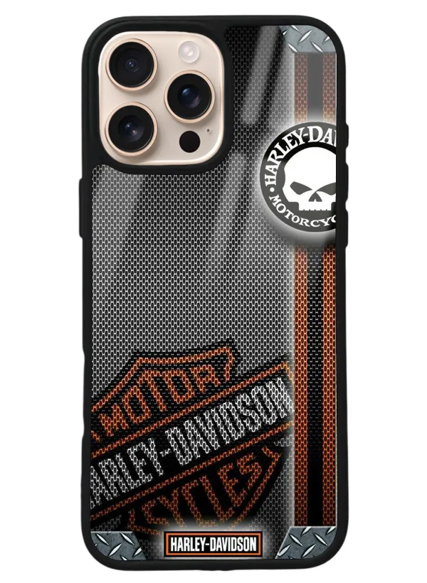 iPhone 16 Pro Max Karbon Motor Tasarımlı Glossy Telefon Kılıfı