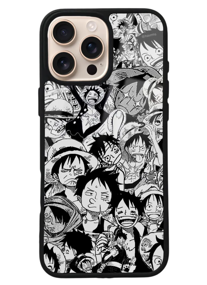 iPhone 16 Pro Max One Piece Tasarımlı Glossy Telefon Kılıfı iPhone 16 Pro Max One Piece Tasarımlı Glossy Telefon Kılıfı