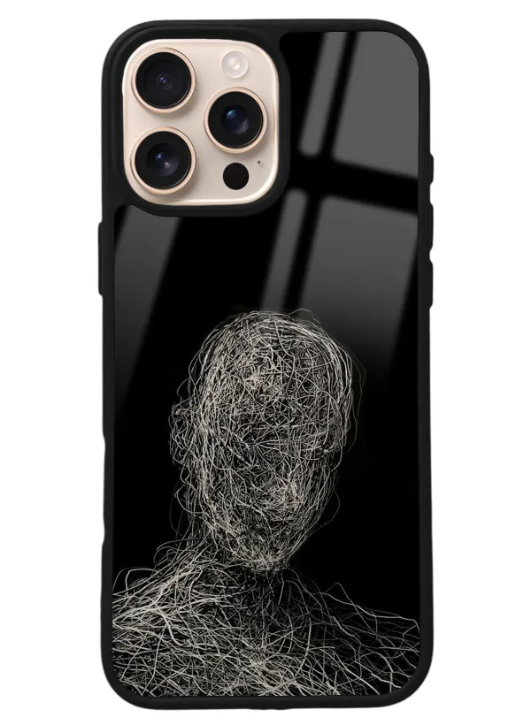 iPhone 16 Pro Max Draw Silüet Tasarımlı Glossy Telefon Kılıfı