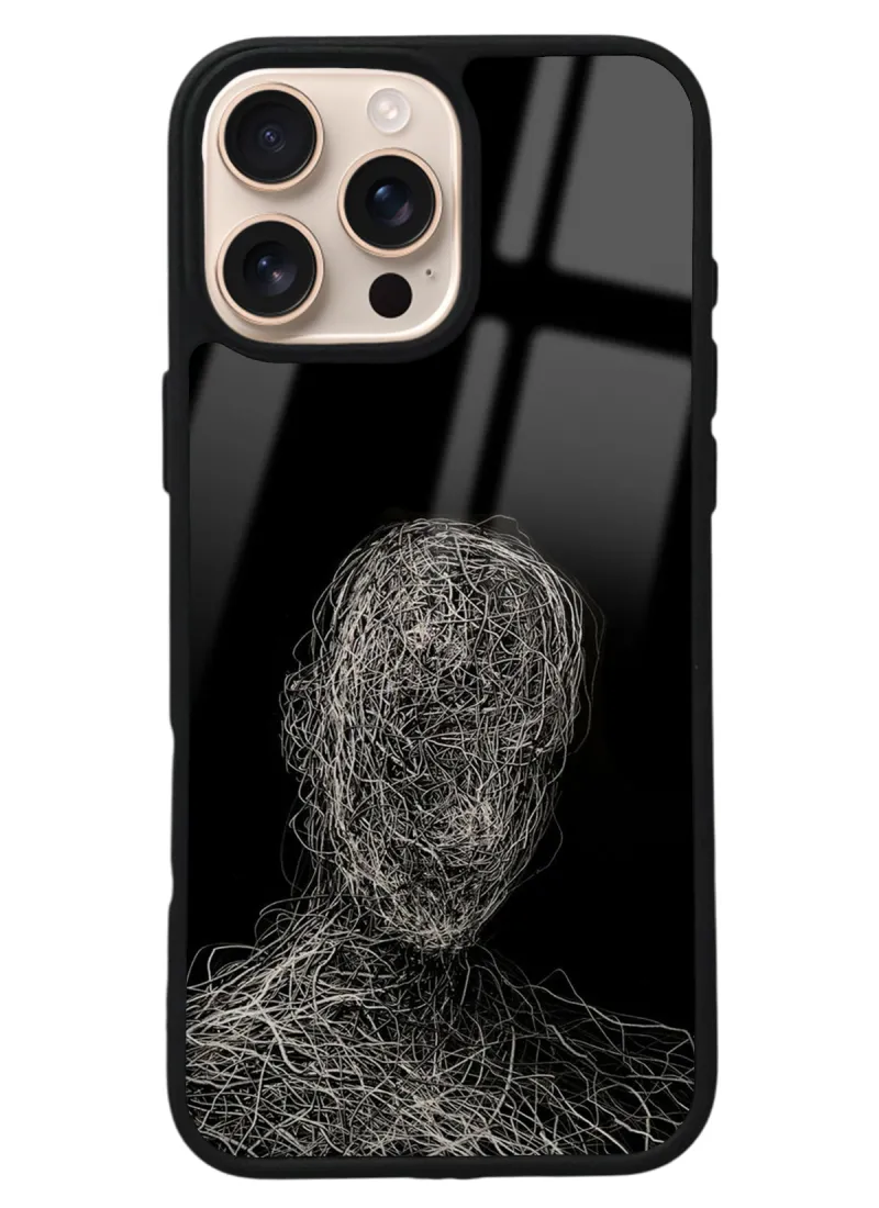 iPhone 16 Pro Max Draw Silüet Tasarımlı Glossy Telefon Kılıfı
