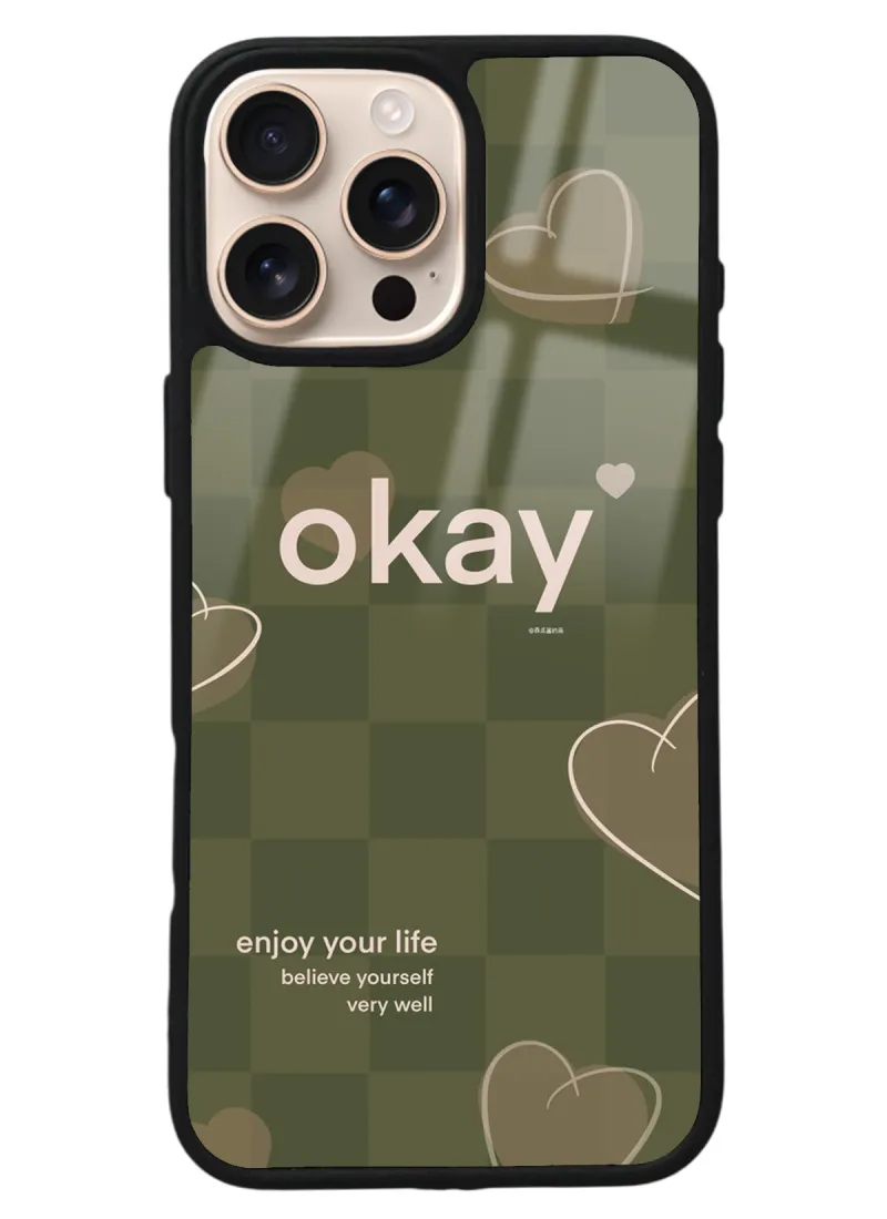 iPhone 16 Pro Max Enjoy Your Life Tasarımlı Glossy Telefon Kılıfı iPhone 16 Pro Max Enjoy Your Life Tasarımlı Glossy Telefon Kılıfı