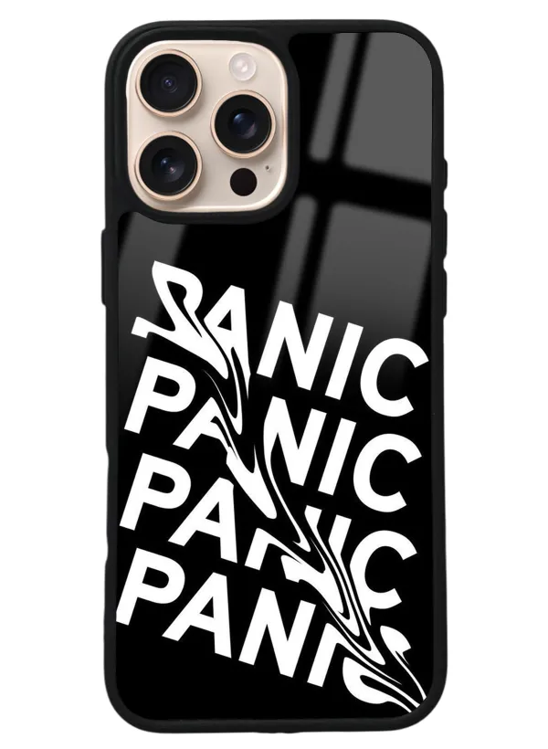 iPhone 16 Pro Max Panic Tasarımlı Glossy Telefon Kılıfı