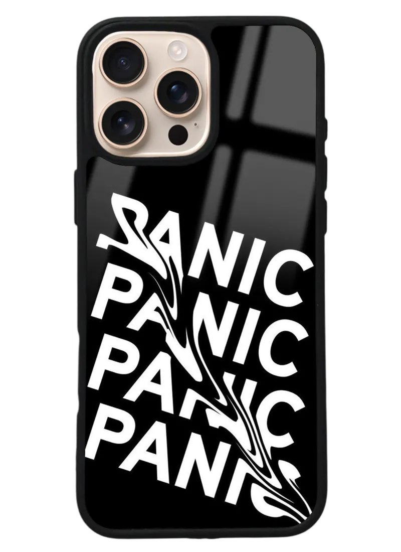 iPhone 16 Pro Max Panic Tasarımlı Glossy Telefon Kılıfı iPhone 16 Pro Max Panic Tasarımlı Glossy Telefon Kılıfı