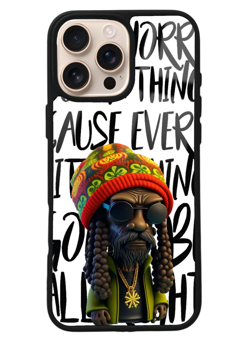 iPhone 16 Pro Max Bob Marley Tasarımlı Glossy Telefon Kılıfı iPhone 16 Pro Max Bob Marley Tasarımlı Glossy Telefon Kılıfı