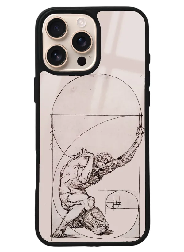 iPhone 16 Pro Max Heykel Tasarımlı Glossy Telefon Kılıfı