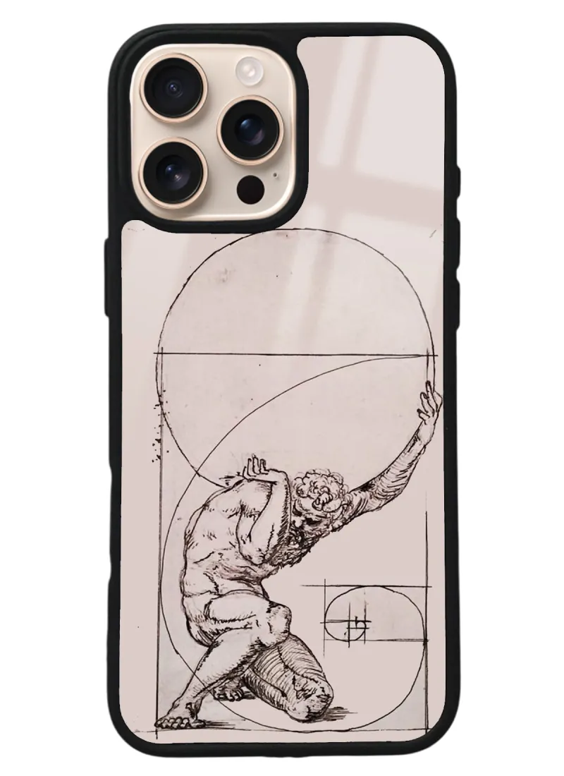iPhone 16 Pro Max Heykel Tasarımlı Glossy Telefon Kılıfı