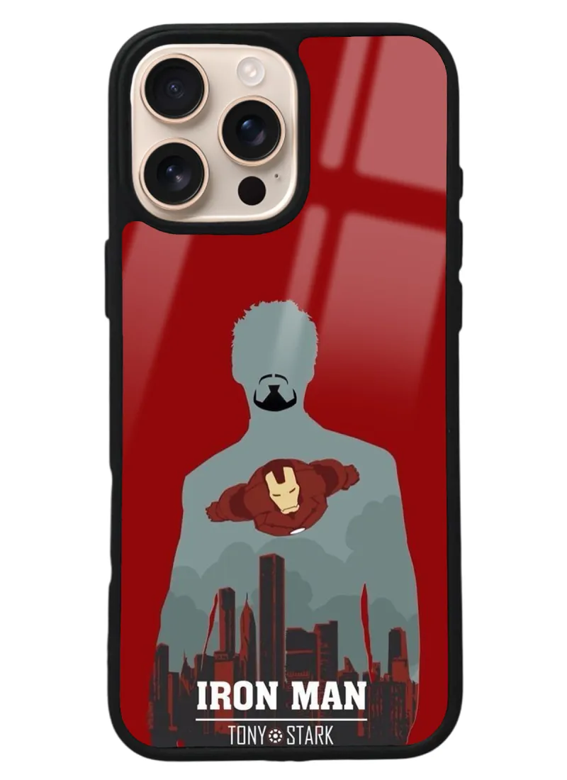iPhone 16 Pro Max Tony Stark Tasarımlı Glossy Telefon Kılıfı iPhone 16 Pro Max Tony Stark Tasarımlı Glossy Telefon Kılıfı