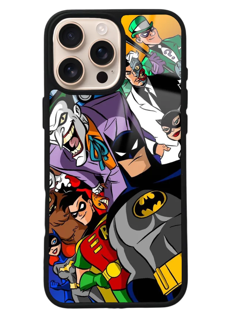 iPhone 16 Pro Max DC Comics Tasarımlı Glossy Telefon Kılıfı