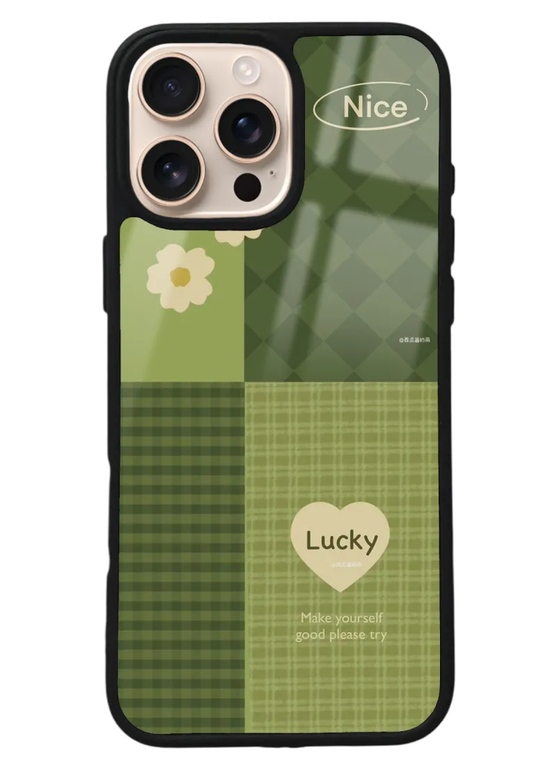 iPhone 16 Pro Max Lucky Tasarımlı Glossy Telefon Kılıfı iPhone 16 Pro Max Lucky Tasarımlı Glossy Telefon Kılıfı