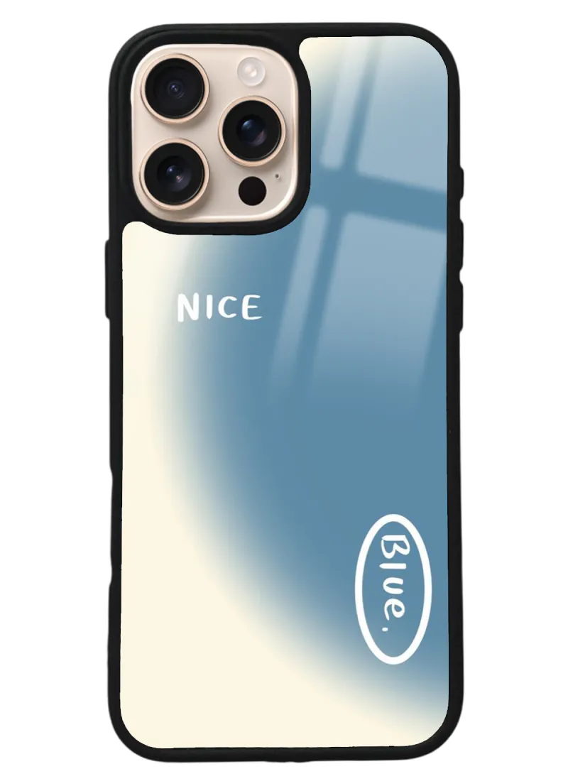 iPhone 16 Pro Max Nice Blue Tasarımlı Glossy Telefon Kılıfı iPhone 16 Pro Max Nice Blue Tasarımlı Glossy Telefon Kılıfı