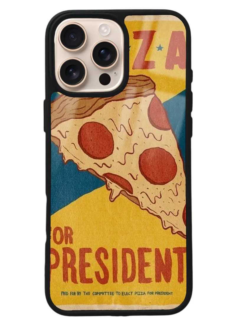 iPhone 16 Pro Max Pizza Tasarımlı Glossy Telefon Kılıfı iPhone 16 Pro Max Pizza Tasarımlı Glossy Telefon Kılıfı