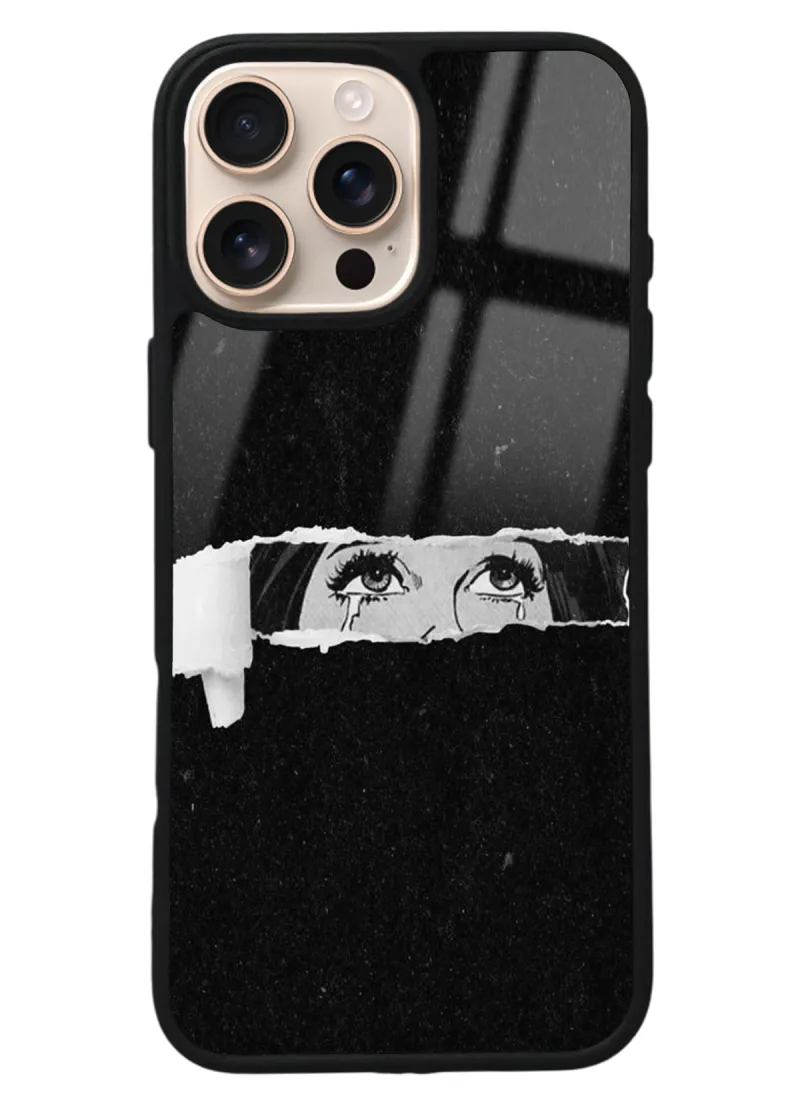 iPhone 16 Pro Max Gözler Tasarımlı Glossy Telefon Kılıfı iPhone 16 Pro Max Gözler Tasarımlı Glossy Telefon Kılıfı