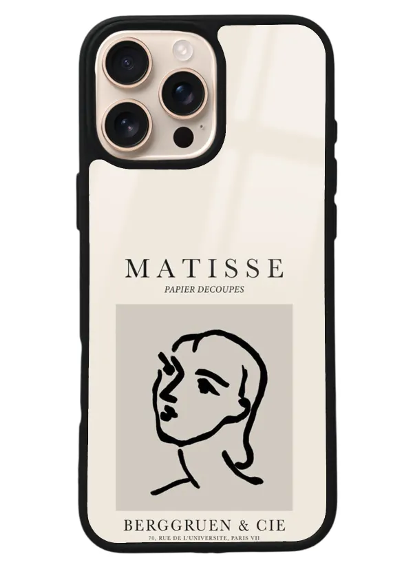 iPhone 16 Pro Max Matisse Papier Tasarımlı Glossy Telefon Kılıfı