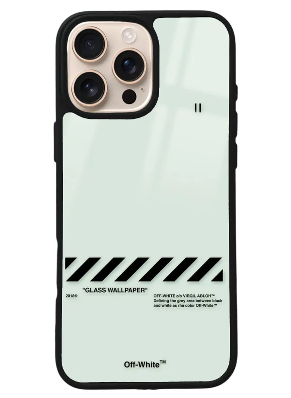 iPhone 16 Pro Max Glass Tasarımlı Glossy Telefon Kılıfı