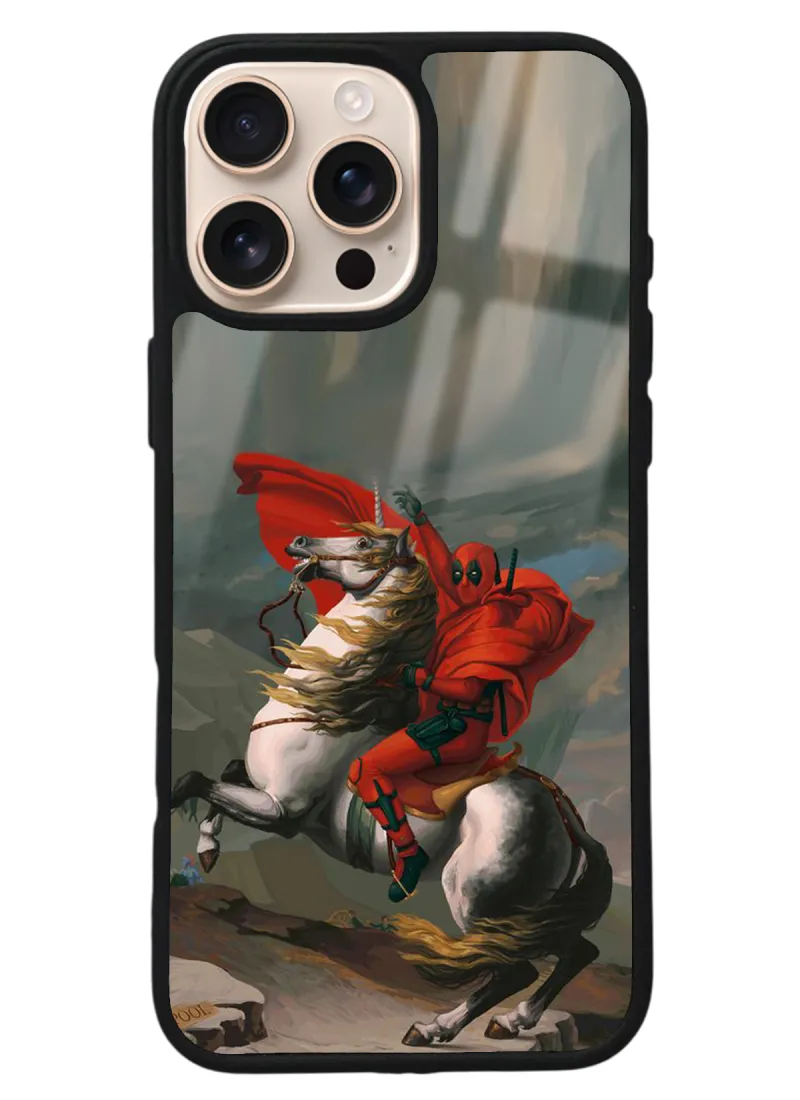 iPhone 16 Pro Max Samuray Deedpool Tasarımlı Glossy Telefon Kılıfı iPhone 16 Pro Max Samuray Deedpool Tasarımlı Glossy Telefon Kılıfı