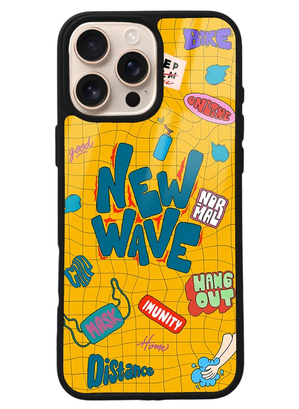 iPhone 16 Pro Max New Wave Tasarımlı Glossy Telefon Kılıfı