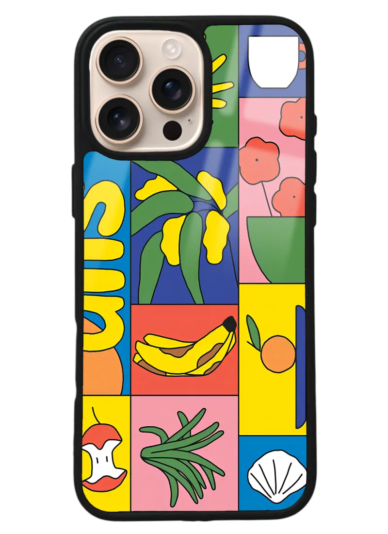 iPhone 16 Pro Max Retro Collage Tasarımlı Glossy Telefon Kılıfı iPhone 16 Pro Max Retro Collage Tasarımlı Glossy Telefon Kılıfı