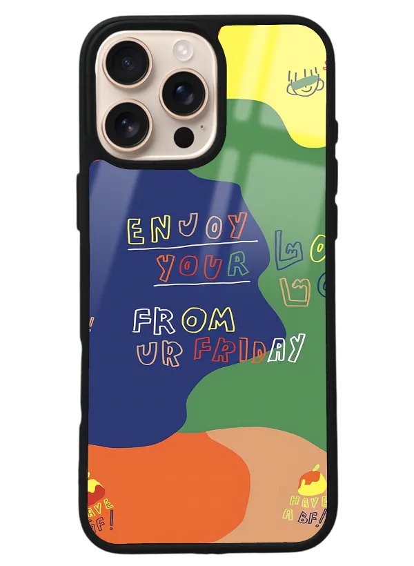 iPhone 16 Pro Max From Friday Tasarımlı Glossy Telefon Kılıfı
